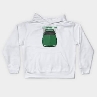 Corvette C4-green Kids Hoodie